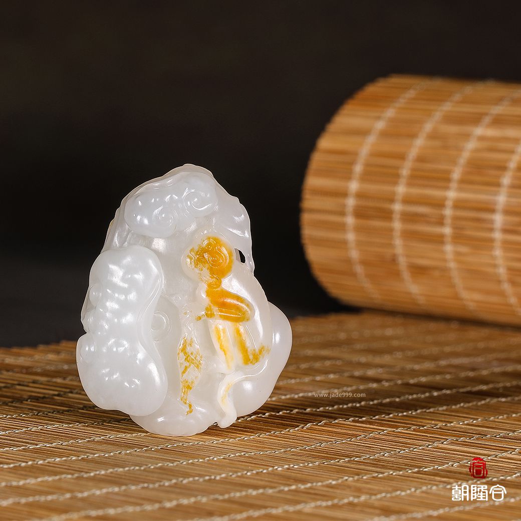 籽料靈猴獻(xiàn)瑞 